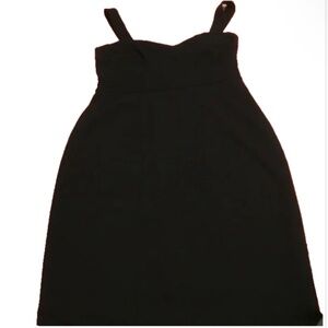 Banana Republic Black Dress Size 4 Midi Spring Summer Formal